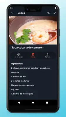 Cuban Recipes - Food App android App screenshot 2