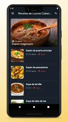 Cuban Recipes - Food App android App screenshot 4